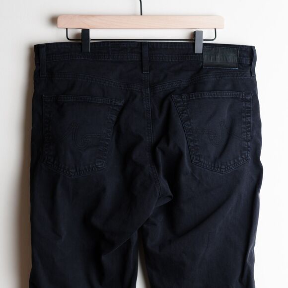 AG Adriano Goldschmied Jeans Mens 36x29 Black The Protege Straight Leg - Picture 8 of 15